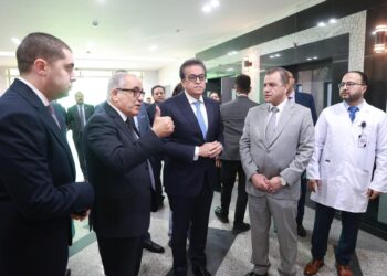 وزير الصحة يتفقد مستشفى أطفال مصر لمتابعة الأعمال الإنشائية والتطوير