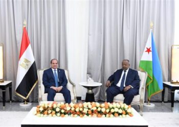 الرئيس السيسي ونظيره الجيبوتى يؤكدان رفضهما تهديد أمن الملاحة بالبحر الأحمر