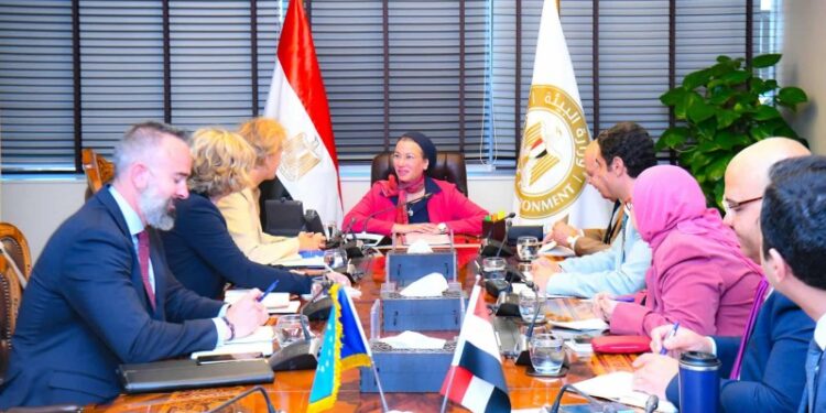 وزيرة البيئة تستقبل رئيسة وفد الاتحاد الأوروبي بالقاهرة لبحث سبل التعاون في تحقيق التحول الاخضر