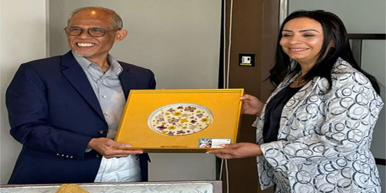 وزيرة التضامن تلتقي وزير الأسرة والتنمية الاجتماعية بجمهورية سنغافورة