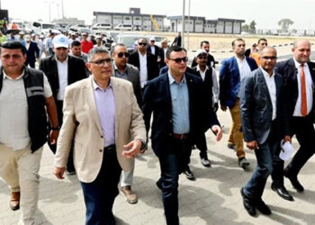 وزير الإسكان ومحافظ الجيزة يفتتحان المرحلة الأولى من محطة مياه الشرب بأوسيم