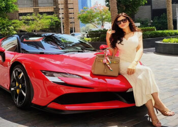 مي عمر تخطف الأنظار من دبي