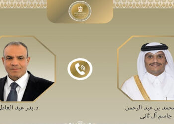 اتصال هاتفي بين وزير الخارجية والهجرة ونظيره القطري
