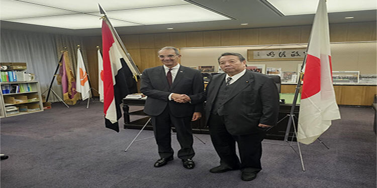 وزير الاتصالات يلتقى محافظ طوكيو وزير الاتصالات يلتقى محافظ طوكيو لبحث التعاون فى مجالات بناء القدرات الرقمية ودعم ريادة الأعمال