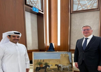 وزير البترول يلتقي وزير الطاقة القطري في زيارته إلى دولة قطر