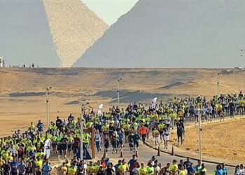 وزارة الشباب: نصف ماراثون الأهرامات يتصدر قائمة ناشيونال جيوجرافيك لأروع مسارات الجري في العالم