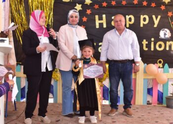 مدرسة العلمين الجديدة الرسمية المتميزة للغات تحتفل بتخرج أول دفعة من طلاب مرحلة رياض الأطفال