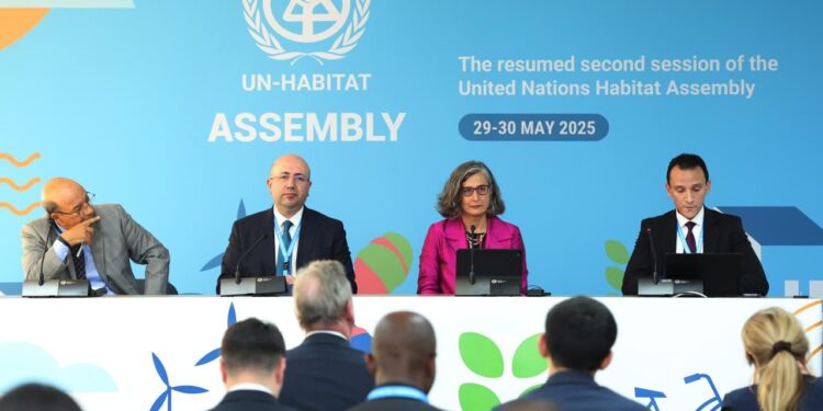 وفد من وزارة الإسكان يُشارك في اجتماعات الجمعية العامة للأمم المتحدة للمستوطنات البشرية بنيروبي بكينيا