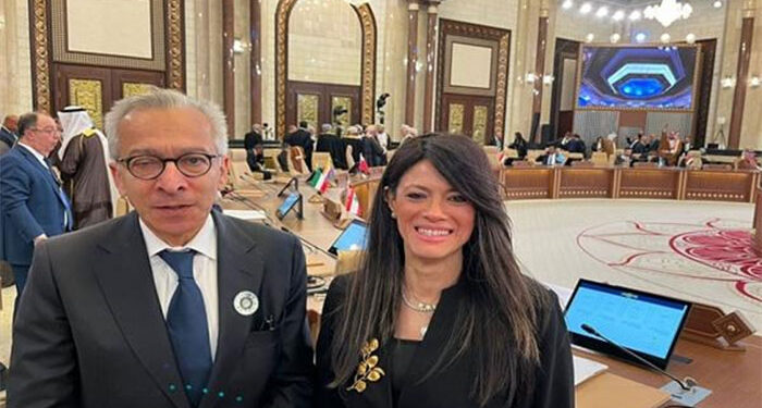 وزيرة التخطيط ووزير الاقتصاد والتجارة اللبناني يبحثان ترتيبات الدورة العاشرة للجنة العليا المشتركة بين مصر ولبنان