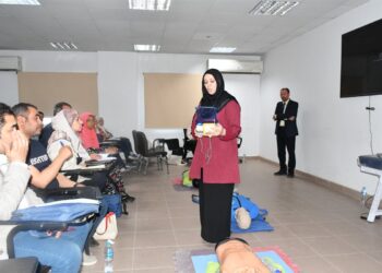 الصحة تُنظم ورشة عمل لأعضاء بعثة الحج لتدريبهم على إجراءات مكافحة العدوى وإنعاش القلب الرئوي