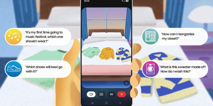 سامسونج تكشف عن الذكاء الاصطناعي المرئي في الوقت الفعلي على سلسلة Galaxy S25 مع تحديث Gemini Live