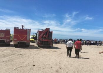 سقوط طائرة تدريب أثناء تنفيذ إحدى الأنشطة التدريبية