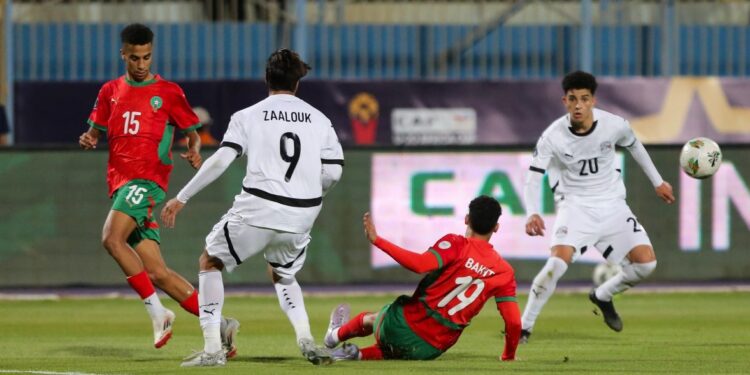 منتخب مصر خروج منتخب الشباب من أمم إفريقيا بعد خسارته من المغرب