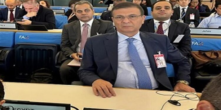 وزير الزراعة يشارك في فعاليات الدورة الرابعة والأربعين لمؤتمر الفاو في روما