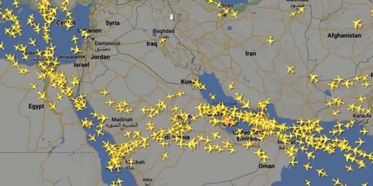 حركة الطيران بالشرق الاوسط حركة الطيران بالشرق الاوسط