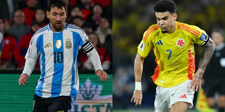 الأرجنتين ضد كولومبيا