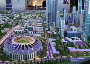 وزير الإسكان يتابع تنفيذ البرج الأيقوني ومنطقة الأعمال المركزية بالعاصمة الإدارية