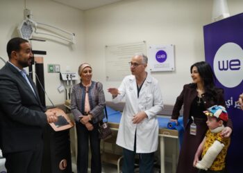 المصرية للاتصالات WE تهدي الأمل لمرضى الحروق بأحدث جهاز ليزر في مستشفى أهل مصر