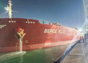 ميناء السخنة يستقبل أكبر سفينة صب جاف منذ إنشائه