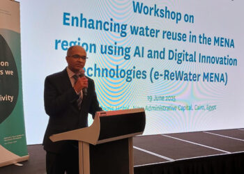 نائب وزير الإسكان يشارك في ورشة عمل بعنوان “تعزيز إعادة استخدام المياه باستخدام الذكاء الاصطناعي والابتكار الرقمي”