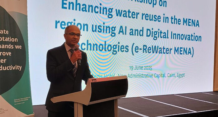 نائب وزير الإسكان يشارك في ورشة عمل بعنوان “تعزيز إعادة استخدام المياه باستخدام الذكاء الاصطناعي والابتكار الرقمي”