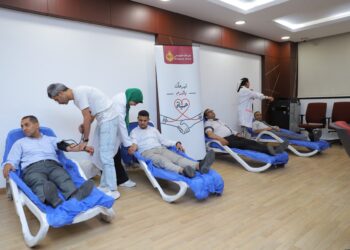 بنك مصر يطلق من جديد حملة للعاملين به للتبرع بالدم