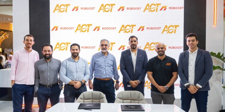 ACT تُوقع شراكة استراتيجية مع Roboost لدمج الذكاء الاصطناعي  في توصيل طلبات المطاعم