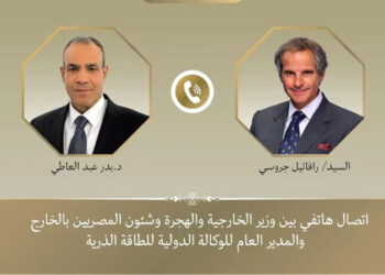 اتصال هاتفي بين وزير الخارجية والهجرة ومدير عام الوكالة الدولية للطاقة الذرية
