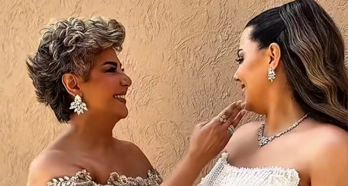 جلسة تصوير جديدة من حفل زفاف ابنة مفيدة شيحة