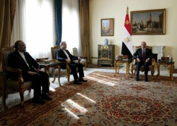 الرئيس السيسي يستقبل وزير الخارجية الإيراني