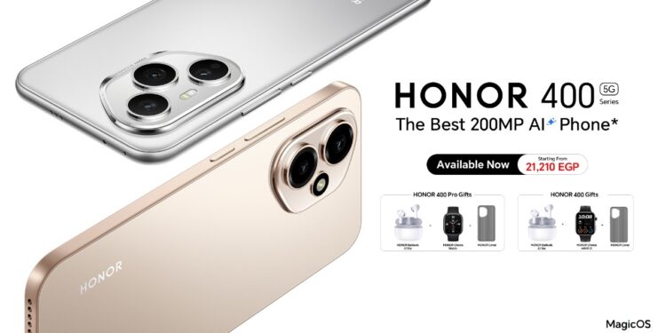 علامة HONOR تطلق رسمياً HONOR 400 Series في سوق مصر