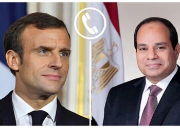 الرئيس السيسي يتلقى اتصالاً هاتفياً من نظيره الفرنسي