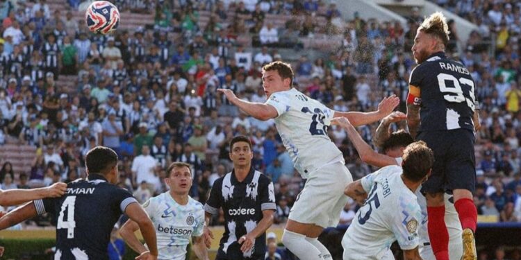 إنتر ميلان يسقط فى فخ التعادل أمام مونتيرى بكأس العالم للأندية