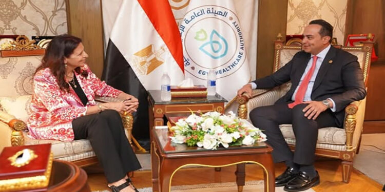 رئيس هيئة الرعاية الصحية يبحث مع مؤسسة فولبرايت مصر آفاق التعاون في تبادل الخبرات التعليمية وتعزيز البحث العلمي