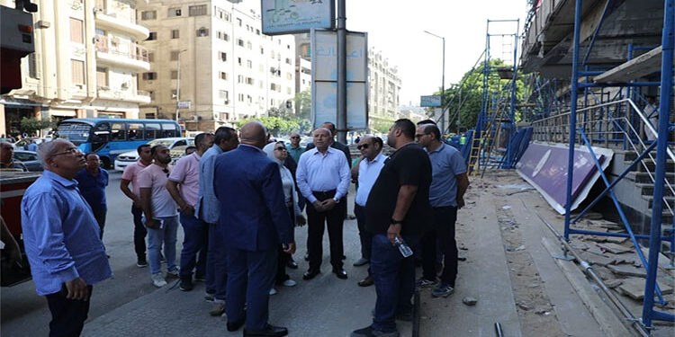 محافظ القاهرة يتفقد سنترال رمسيس لمتابعة أعمال الترميم