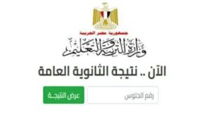 نتيجة الثانوية العامة