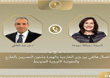 اتصال هاتفي بين وزير الخارجية والهجرة ومفوضة الاتحاد الأوروبى لشئون المتوسط