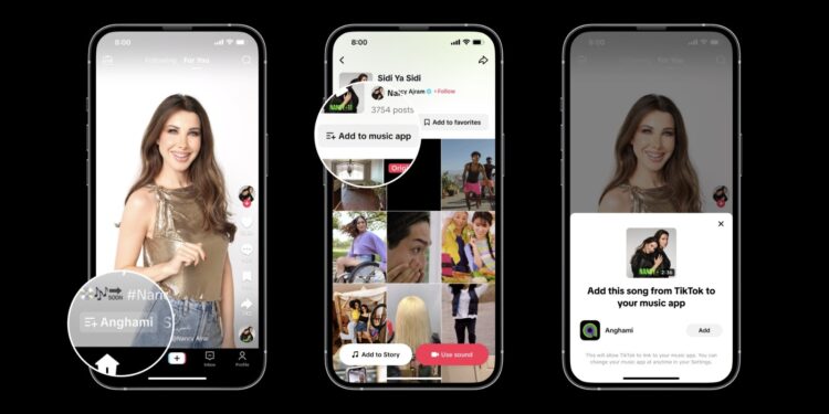 تيك توك وأنغامي يُتيحان الاستماع لألبوم نانسي عجرم الجديد “نانسي 11” مع ميزة “الإضافة إلى تطبيق الموسيقى