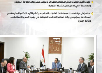 تعرف على نشاط رئيس الوزراء فى أسبوع