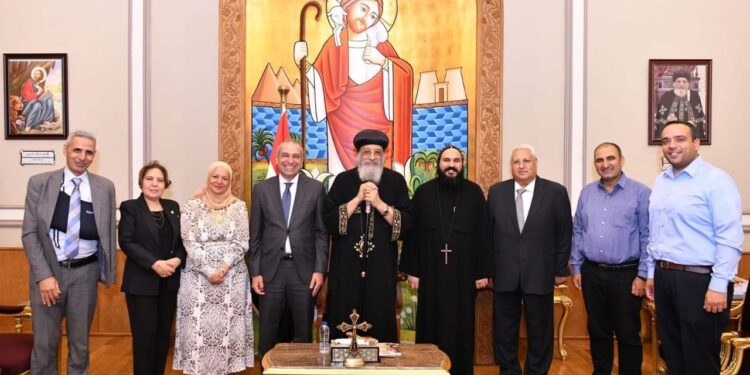 رئيس البنك الزراعي يلتقي قداسة البابا تواضروس الثاني لتعزيز التعاون والتوسع في تمويل مشروعات الأديرة