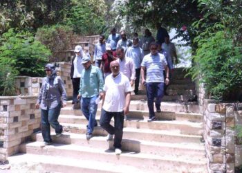 رئيس جهاز المدينة تتفقد الحي الـ13 لمتابعة أعمال النظافة وصيانة المسطحات الخضراء ورفع كفاءة الأرصفة