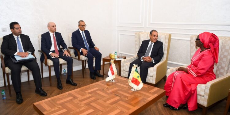 لقاء وزير الخارجية والهجرة مع وزيرة التكامل الأفريقي والشئون الخارجية السنغالية