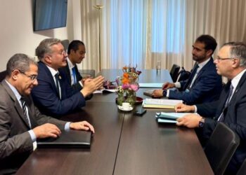 وزير البترول يلتقي رئيس مجلس الإدارة والرئيس التنفيذى لشركة توتال إنرجيز الفرنسية