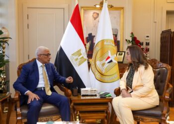 وزيرة التنمية المحلية تتابع مع محافظ شمال سيناء جهود التنمية بالمحافظة ومشروعات الخطة الاستثمارية