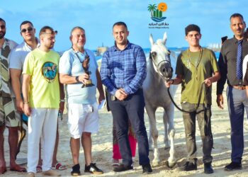 رئيس جهاز القري السياحية يشهد فعاليات بطولة الخيول العربية بالساحل الشمالى