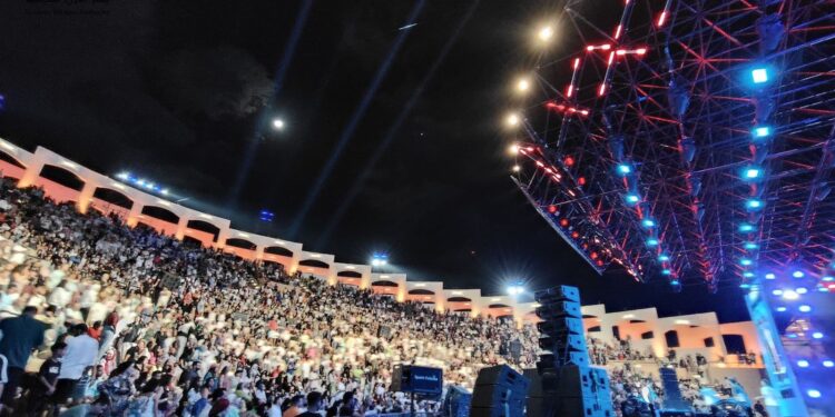 افتتاح المسرح الروماني بعد تطويره بمركز مارينا العلمين السياحي