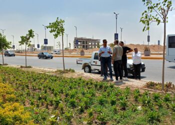 رئيس جهاز مدينة بدر يتفقد تطوير مدخل المدينة ومشروع الإسكان المتميز