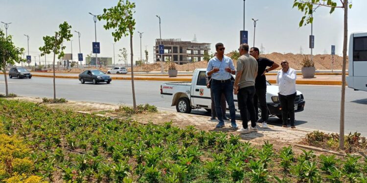 رئيس جهاز مدينة بدر يتفقد تطوير مدخل المدينة ومشروع الإسكان المتميز