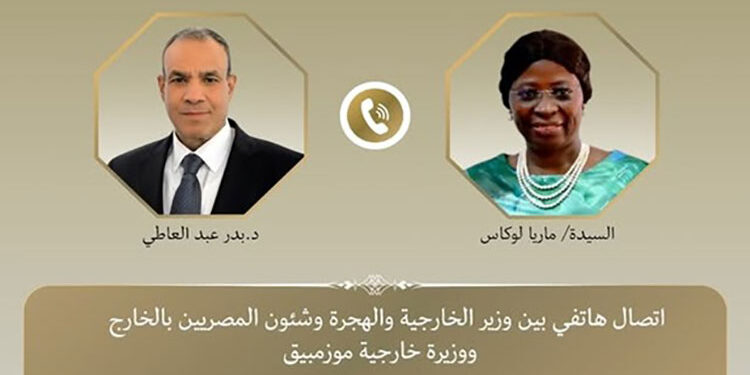 وزير الخارجية والهجرة يجري اتصالًا هاتفيًا مع وزيرة خارجية موزمبيق