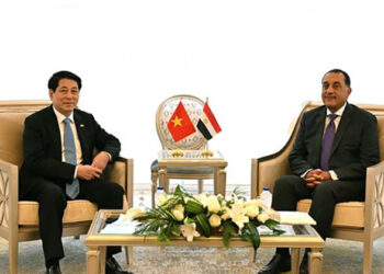 رئيس الوزراء يستقبل رئيس جمهورية فيتنام الاشتراكية والوفد المرافق بالعاصمة الإدارية الجديدة